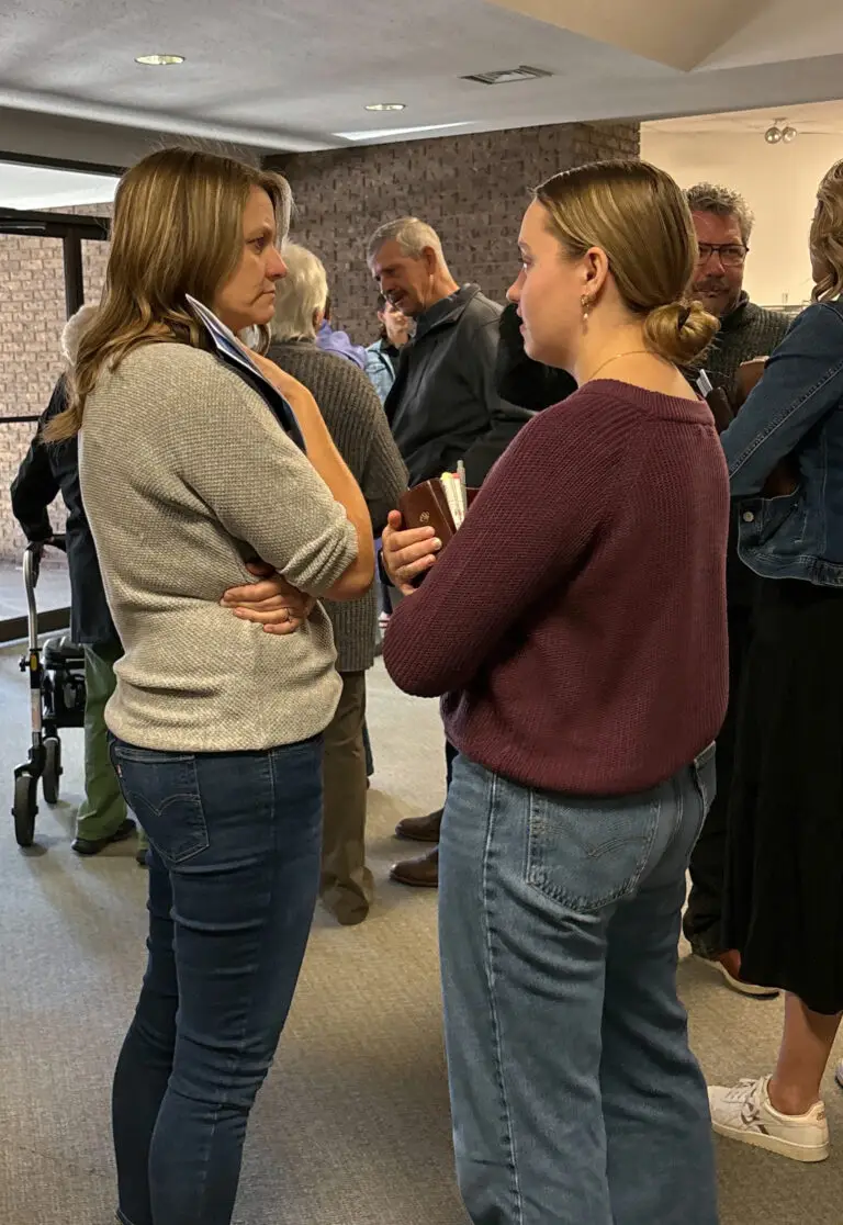 Women's Ministry - women talking together